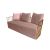 Reflection Accent Sofa Bars Gold - Rose Gold