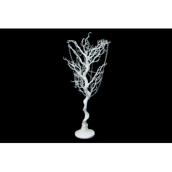Manzanita Tree (White) 47" With Crystals