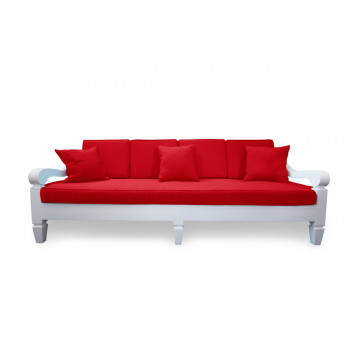 Maze Sofa 8' (Red)