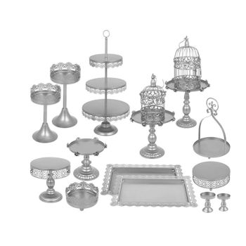Dessert Stand Cake (Silver)