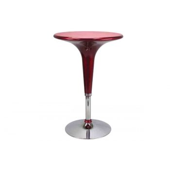 Contemporary Cocktail Table Scoop red (Adjustable)