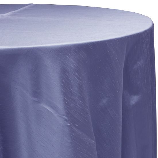 Lilac purple Capri event tablecloth linen with smooth vibrant finish for weddings, parties, and celebration tabletops.