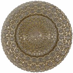 Chains Charger Plate (Gold)
