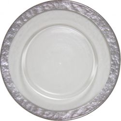 Cloud Charger Plate (Silver)