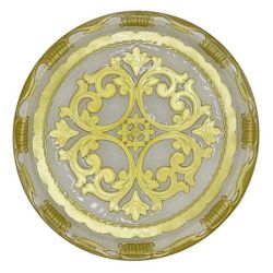 Florentine Charger Plate (Off White)