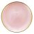 Ballerina Charger Plate (Pink) Gold Trim Ballerina Charger Plate (Pink) Gold Trim