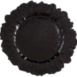Reef Charger Plate (Black)
