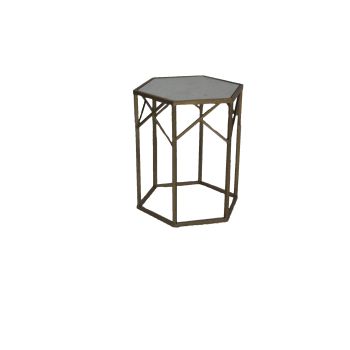 Vintage Petunia End Table