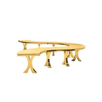 Reflection Serpentine Table Package #1 - Gold
