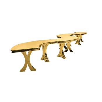 Reflection Serpentine Table Package #4 - Gold