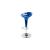Contemporary Barstool Scoop Blue (Adjustable)