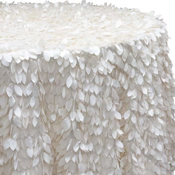 Gatsby - White - 108" Round