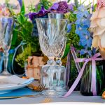 Melodia clear champagne flute with etched swirl pattern and slender stem, elegant event glassware for weddings and toasts, racks of 36.