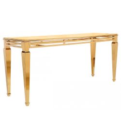 Reflection HighBoy Table Gold 48" x 96" Stainless Steel Top