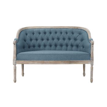 Vintage Faye Loveseat (Antique Blue)