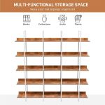 White metal frame bar-back shelving unit with natural wood shelves Edwines Bar Back Natural White for luxury event bar displays