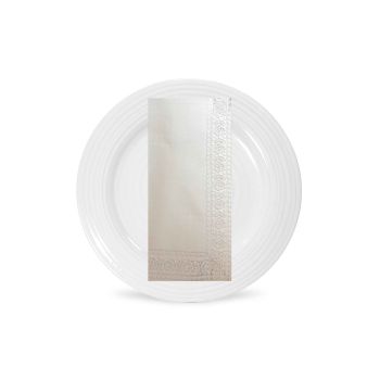 Napkin Rose White