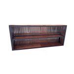 8-foot corrugated-metal front Urban Bar rental unit with industrial urban finish for modern event cocktail stations