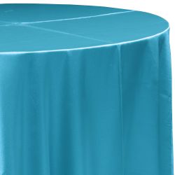 Satin Turquoise - 108" Round
