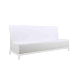 Contemporary Sofa 7' (White Legs)