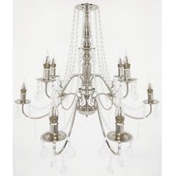 Reflection Crystal Chandelier (Silver)