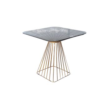 Wire Low Boy Table Gold