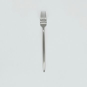 Urban Flatware Dessert Fork Matte Silver Set 10