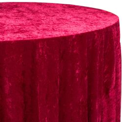 Velour - Magenta - 108" Round