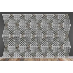 Laser Cut Wall (Circle Design) Silver