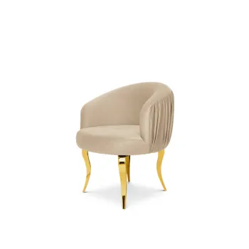 Reflection Armchair Glitz Lounge Gold - Champagne