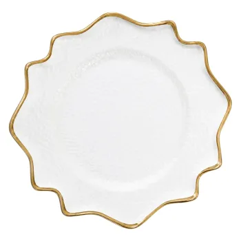 Versailles Charger Plate (Gold Trim)