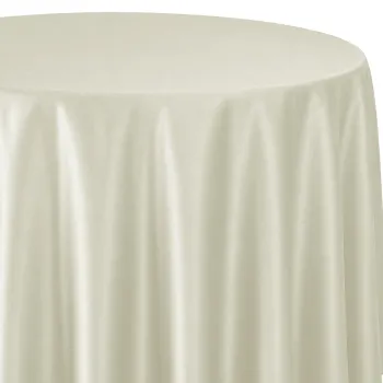 Satinessa Ivory - 108" Round