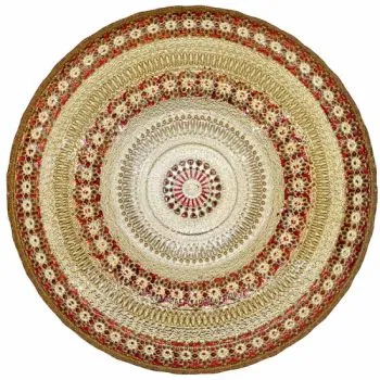 Agra Charger Plate (Red)