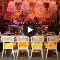 Discover the Elegant Black Bohemian Set: A Touch of Sophistication and Charm for Your Event