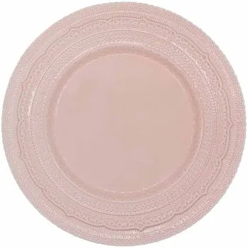 Ceramic Charger Plate (Pink)